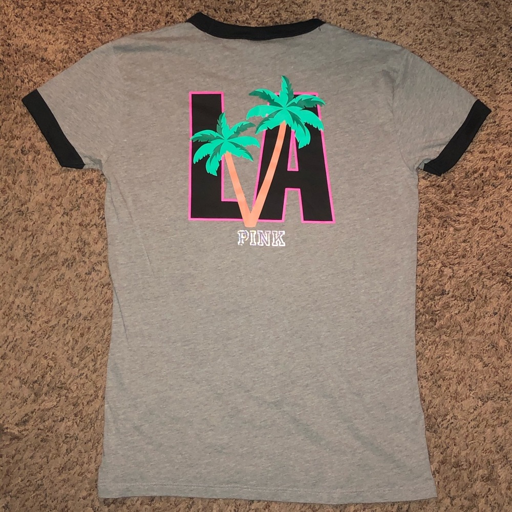 Victoria’s Secret PINK LA palm tree Tshirt